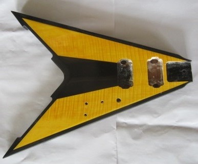 Custom Electric Guitar: Fireplant WMD-V