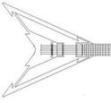Custom FIreplant Guitars WMD-V
