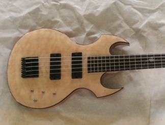 Custom Bass Guitar: Fireplant FP-1