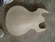 Custom electric Guitars in production